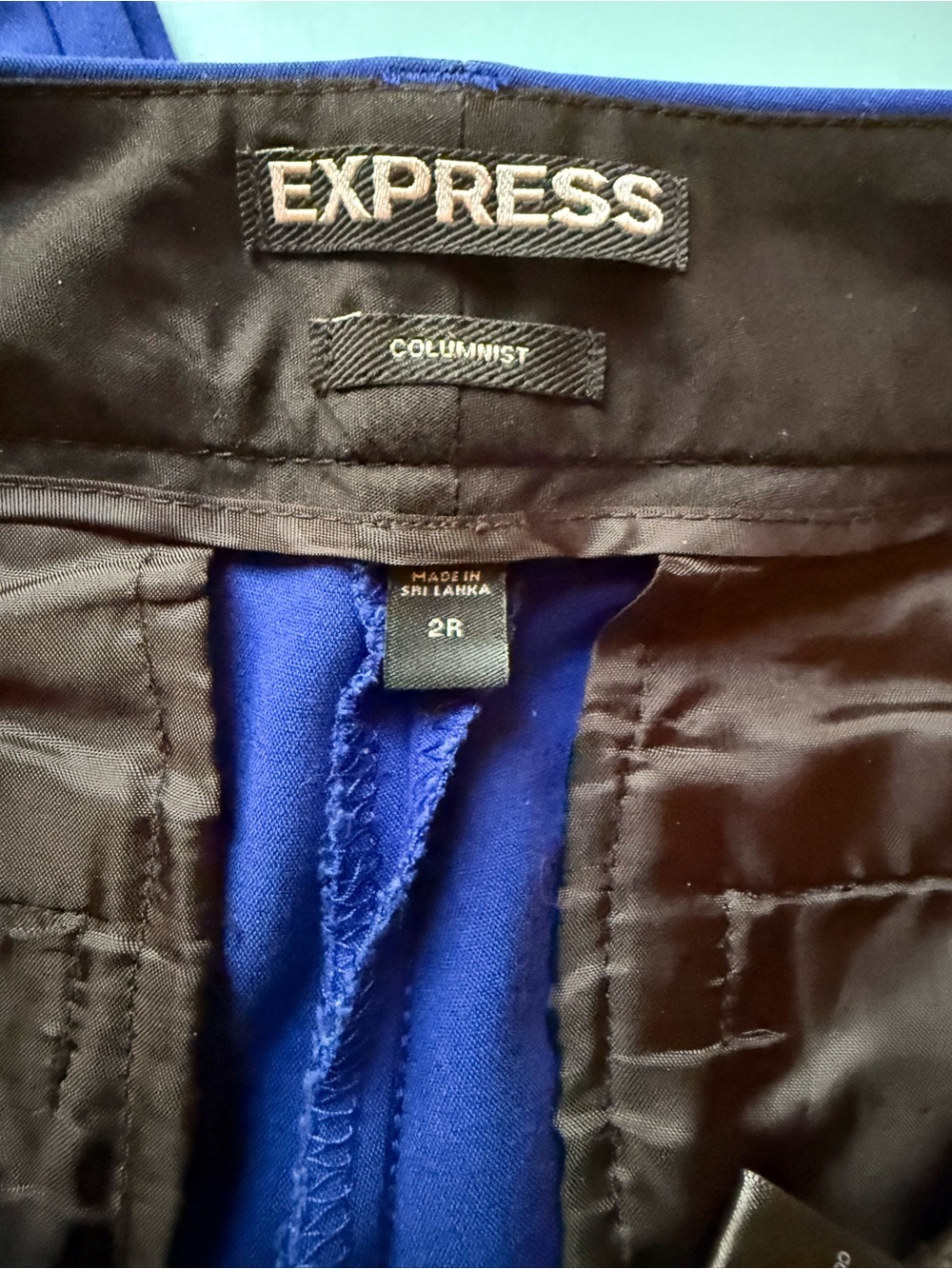 Express Royal Blue Dress Pants - Picture 3 of 4